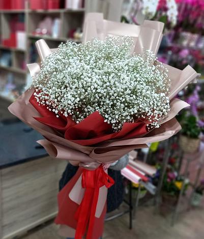 Букет цветов из: Гипсофила в Новофедоровке