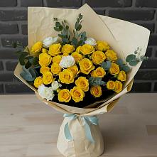 Букет цветов из:  Розы #REPLACE_PRED# Новофедоровке