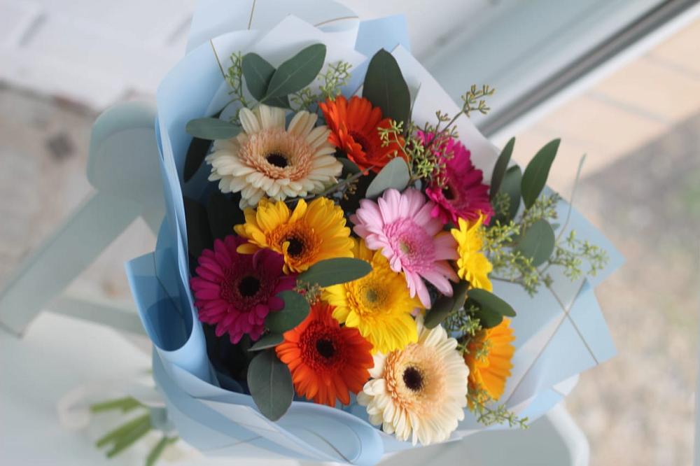 Букет цветов из: Герберы в Новофедоровке