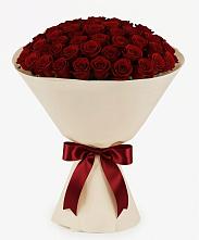 Букет 101 Бордовая роза Блэк Бакарра в Новофедоровке