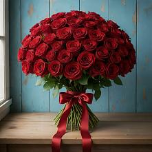 Букет Красные розы Блэк Меджик в Новофедоровке