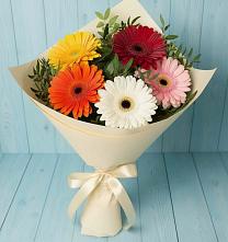 Букет цветов из:  Герберы в Новофедоровке