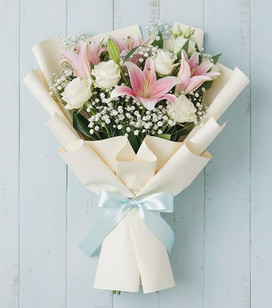 Букет цветов из: Лилии в Новофедоровке