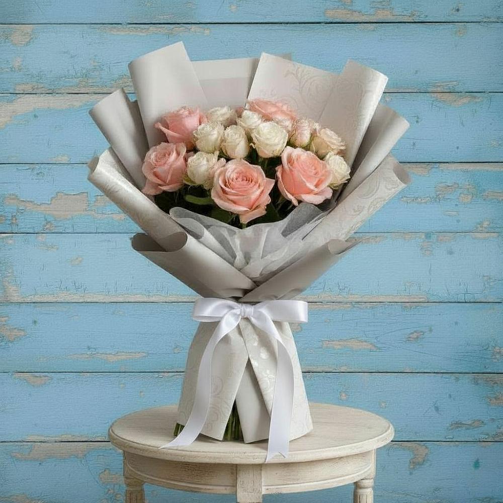 Букет цветов из: Розы в Новофедоровке