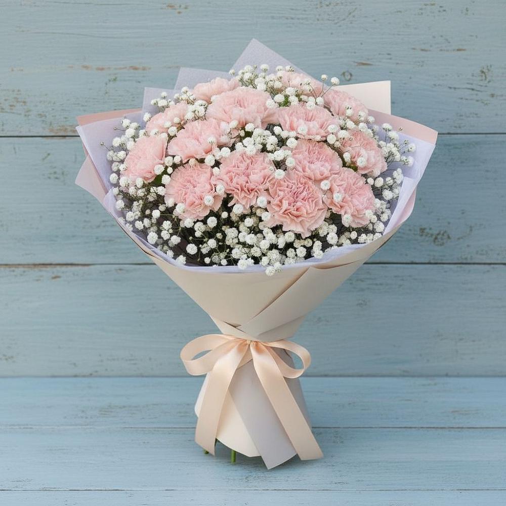 Букет цветов из: Гвоздики в Новофедоровке