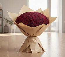 Букет 101 Красная роза в Новофедоровке