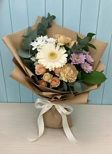 Букет цветов из:  Герберы и Хризантемы в Новофедоровке