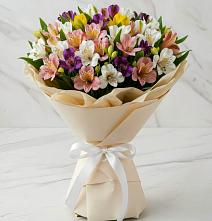 Букет цветов из:  Альстромерии #REPLACE_PRED# Новофедоровке