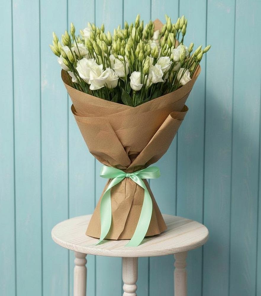 Букет цветов из: Лизиантусы в Новофедоровке