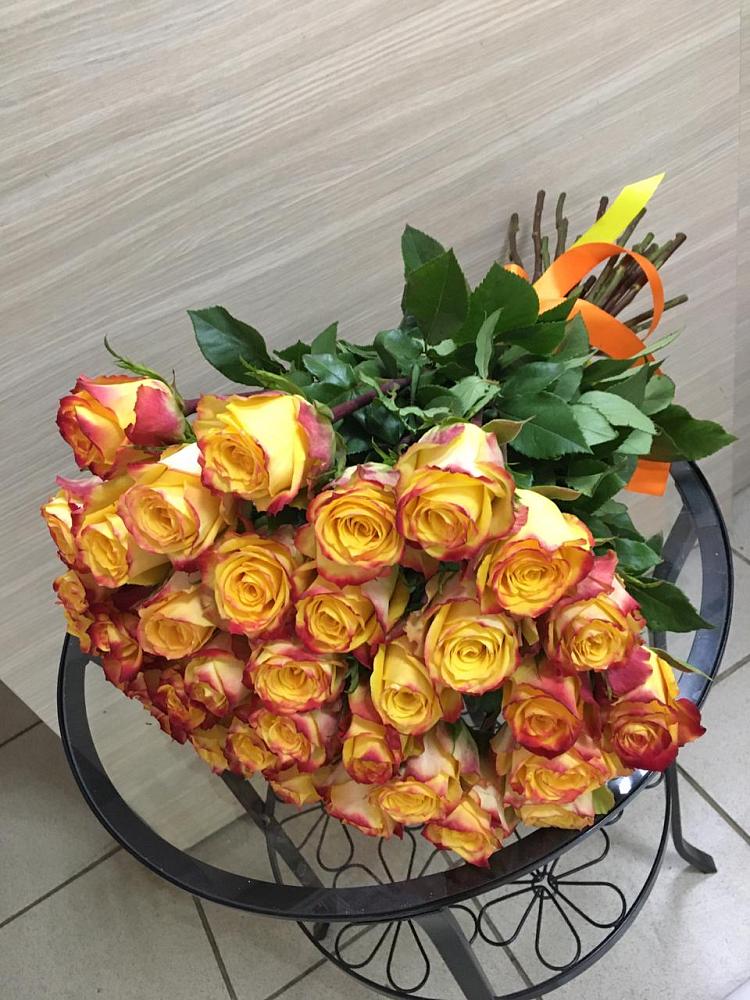 Букет Желтые розы в Новофедоровке