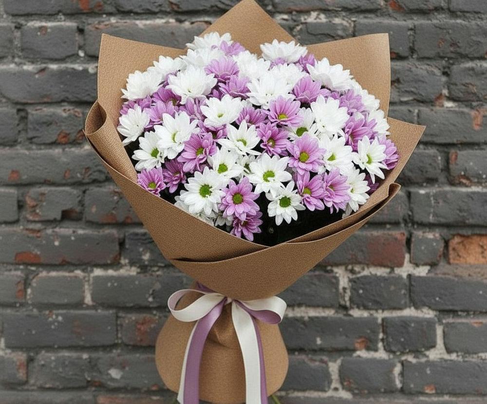 Букет цветов из: Хризантемы в Новофедоровке