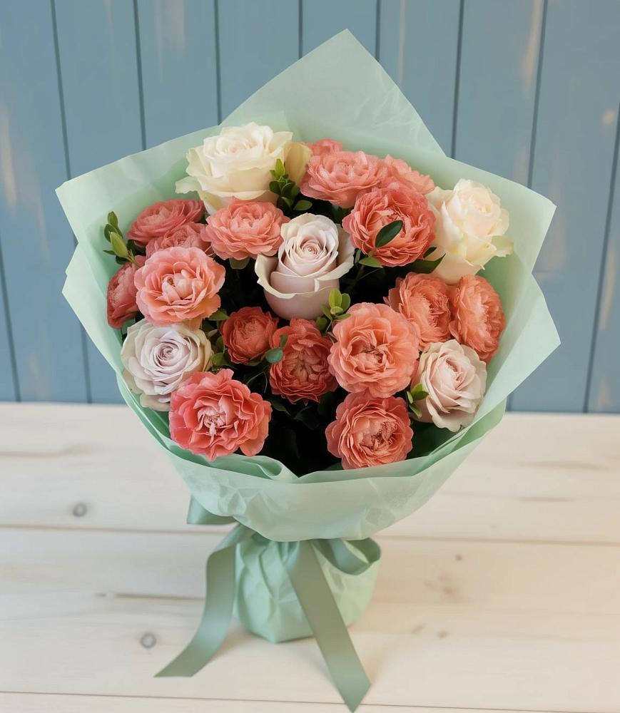 Букет цветов из: Розы в Новофедоровке