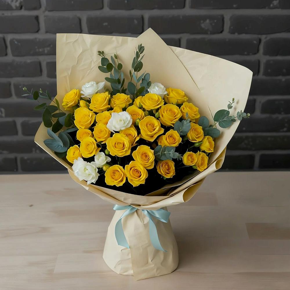 Букет цветов из: Розы в Новофедоровке