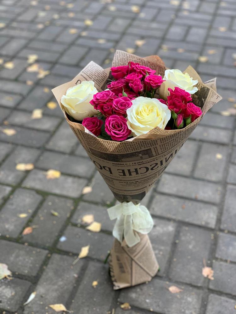 Букет цветов из: Розы в Новофедоровке