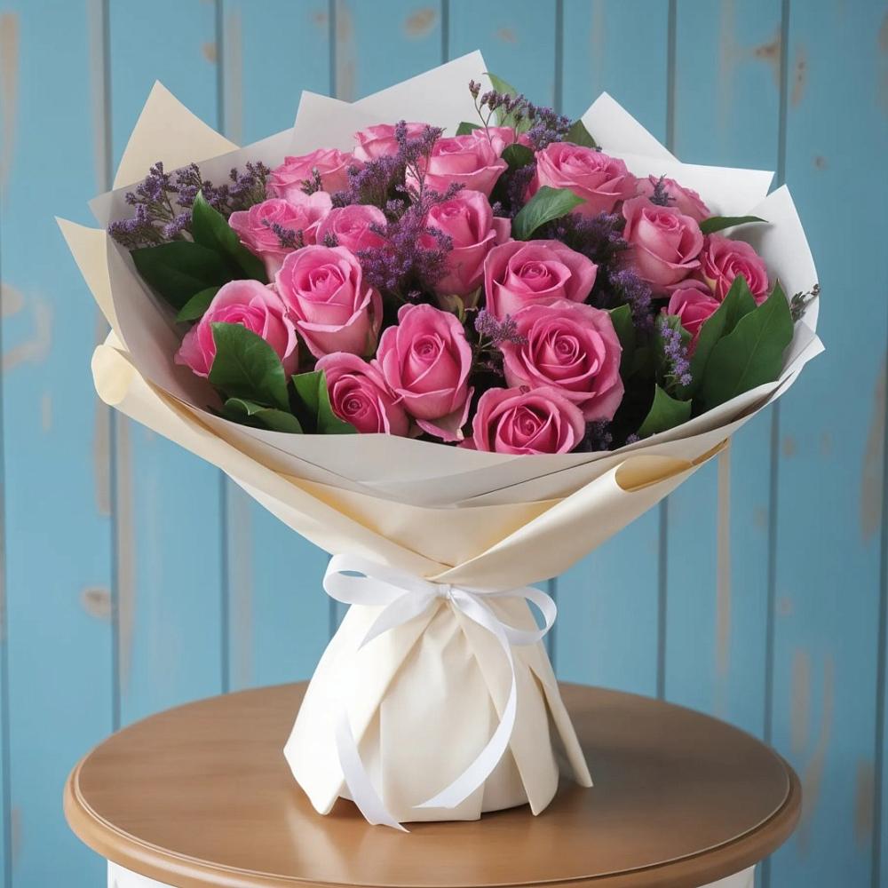 Букет цветов из: Розы в Новофедоровке