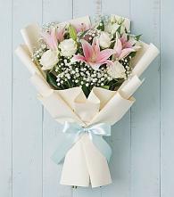 Букет цветов из:  Лилии #REPLACE_PRED# Новофедоровке