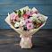 Букет цветов из: Хризантемы, Альстромерии и Розы в Новофедоровке